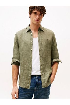 پیراهن سبز مردانه رگولار Tommy Hilfiger - کد 922954983