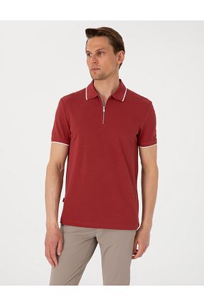 پولوشرت قرمز مردانه %100 پنبه Pierre Cardin - کد 932778973