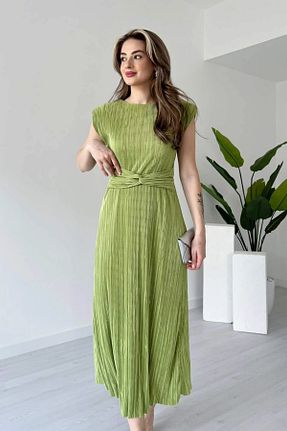 لباس سبز زنانه بافتنی MODAMİNEM - کد 932781828