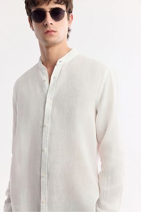 پیراهن سفید مردانه رگولار Avva - کد 835990660