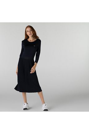 لباس سرمه ای زنانه بافت Lacoste - کد 32091004