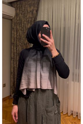 روسری مشکی پنبه ای Tk - کد 902195031