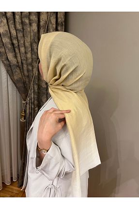 روسری طلائی پنبه ای Tk - کد 886038135