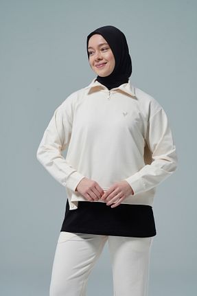 سوئیشرت حجاب بژ پنبه ای George Phoenix - کد 932342807
