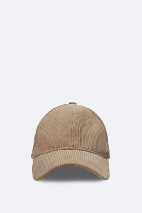 کلاه قهوه ای مردانه مخمل Avva - کد 885340804