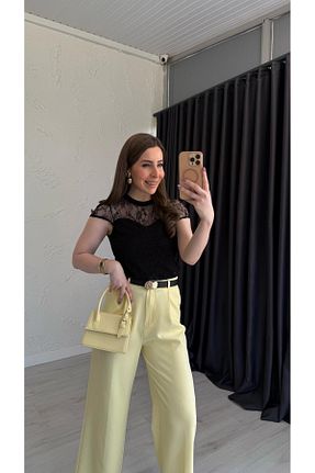 بلوز رنگی زنانه ساده elif teke - کد 932815080