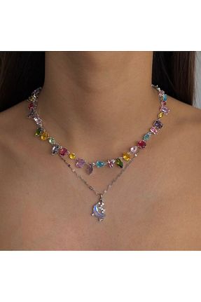 گردنبند استیل ( فولاد ) رنگی h&b design jewel - کد 932822852