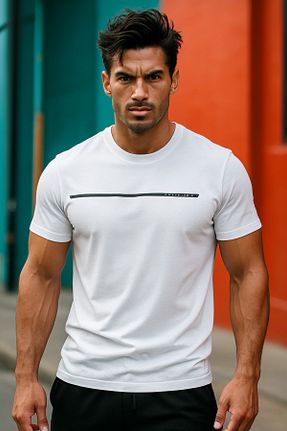 تیشرت سفید مردانه رگولار Jack & Jones - کد 892269584