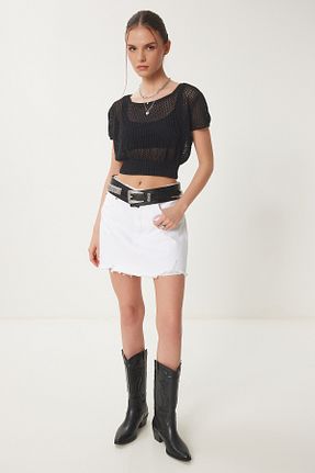 بلوز مشکی زنانه Ajurlu Happiness İstanbul - کد 930995326