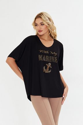 بلوز مشکی زنانه رگولار MODA - کد 932837947
