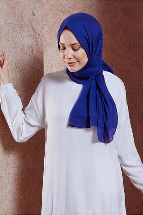 شال سرمه ای زنانه پلی استر Alvina - کد 846355644
