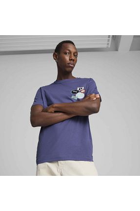 تیشرت بنفش مردانه رگولار Puma - کد 900010718