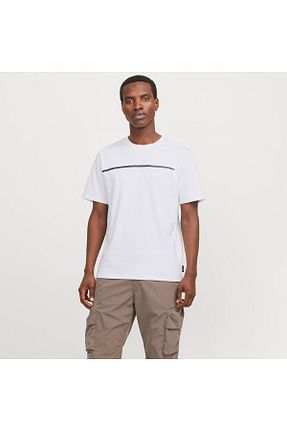 تیشرت سفید مردانه رگولار Jack & Jones - کد 892258159