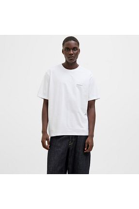تیشرت سفید مردانه رگولار Jack & Jones - کد 896907449