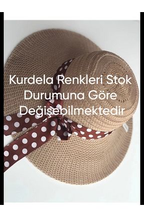 کلاه خاکی زنانه حصیر Genel Markalar - کد 303866693