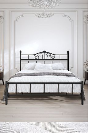 چارچوب تخت مشکی فلزی FANO - کد 6797389