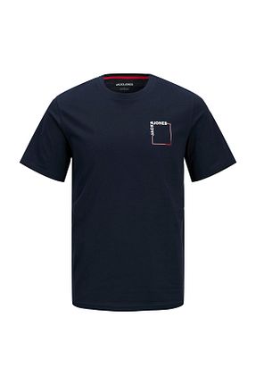 تیشرت سرمه ای مردانه رگولار Jack & Jones - کد 896490531