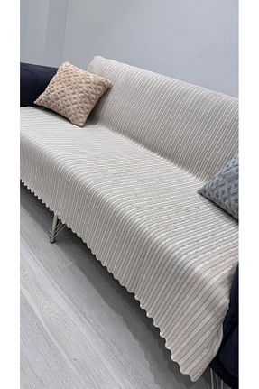 کاور مبل بژ مخمل uzhanem - کد 932867776