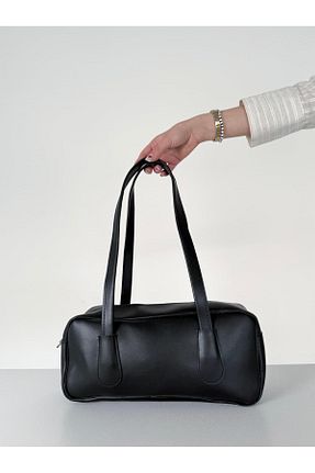 کیف دوشی مشکی زنانه چرم مصنوعی BACHUS - کد 932091473