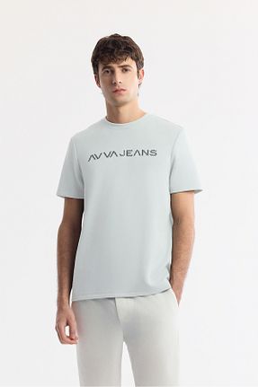 تیشرت سبز مردانه رگولار Avva - کد 901841465