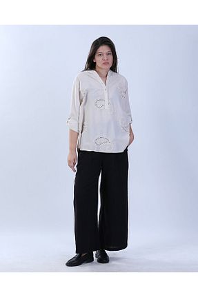 شلوار مشکی زنانه پنبه ای MARE BUTİK - کد 932895858