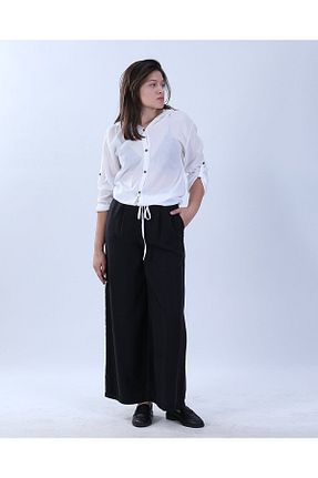شلوار مشکی زنانه پنبه ای MARE BUTİK - کد 932895858