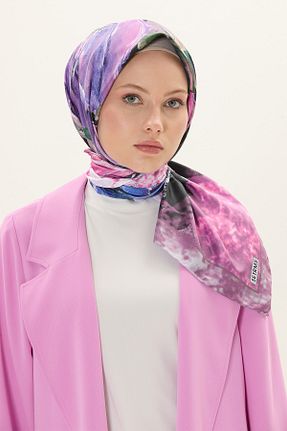 روسری صورتی 90 x 90 Setrms - کد 932905611