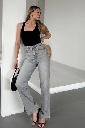 شلوار جین رنگی زنانه پاچه گشاد Motto Beyoğlu - کد 932905612