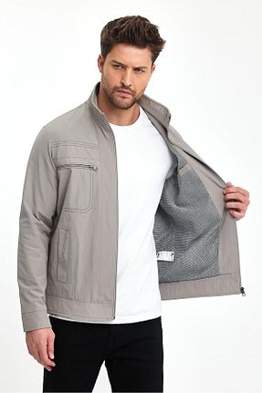 کاپشن بژ مردانه رگولار Combin - کد 932913897