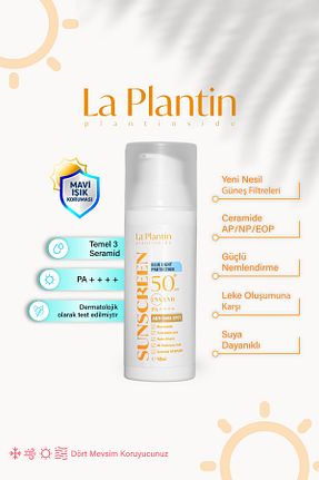 کرم ضد آفتاب صورت SPF 50 + La Plantin Plant Inside - کد 849649849