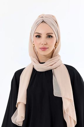 کلاه شنای حجاب بژ زنانه ladrans - کد 849079964
