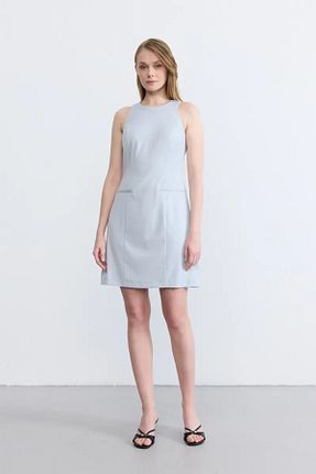 لباس آبی زنانه بافتنی Gusto - کد 927770670