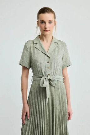 لباس سبز زنانه بافتنی Gusto - کد 926025080