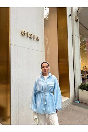 بادگیر و بارانی آبی زنانه ضد آب Butik - کد 933617034
