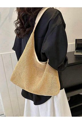 کیف دوشی زنانه حصیر Katusa - کد 932940017