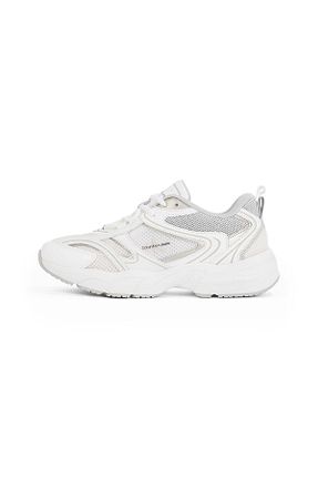کفش اسنیکر سفید زنانه بند دار Calvin Klein - کد 870073600