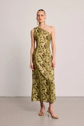 لباس سبز زنانه بافتنی Gusto - کد 930360628