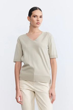 بلوز سبز زنانه ساده Gusto - کد 930818294
