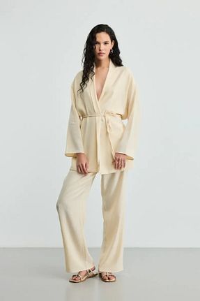 کیمونو و کافتان نباتی زنانه پلی آمید Gusto - کد 927952800