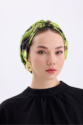 کلاه شنای حجاب سبز زنانه ladrans - کد 851706679