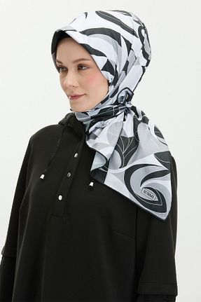 روسری مشکی پلی استر Setrms - کد 932983783