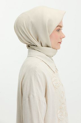 روسری بژ 100 x 100 Setrms - کد 932983837