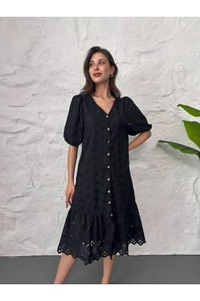 لباس مشکی زنانه بافتنی Elif Özbey Butik - کد 932979329