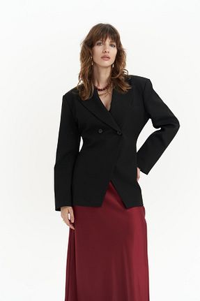 کت مشکی زنانه رگولار MAİ COLLECTİON - کد 868683383