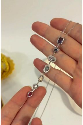 گردنبند استیل ( فولاد ) طوسی زنانه استیل (فولاد) Ervalina - کد 932989880