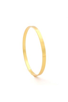 دستبند استیل (فولاد) طلائی زنانه روکش طلا FerizZ - کد 260690324