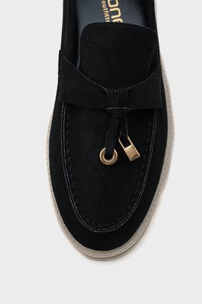 کفش لوفر مشکی زنانه چرم مصنوعی Capone Outfitters - کد 903132249