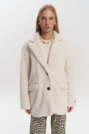 کت بژ زنانه Blazer MAİ COLLECTİON - کد 881429804