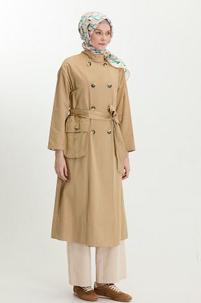 کلاه و ابایا قهوه ای زنانه پنبه پلی استر Setrms - کد 932987647