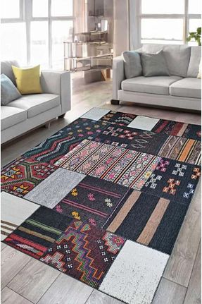فرش رنگی قابل شستشو Çam Halı - کد 923082418
